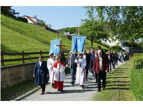 Bittprozession an Christi Himmelfahrt (Foto: Karl-Franz Thiede)